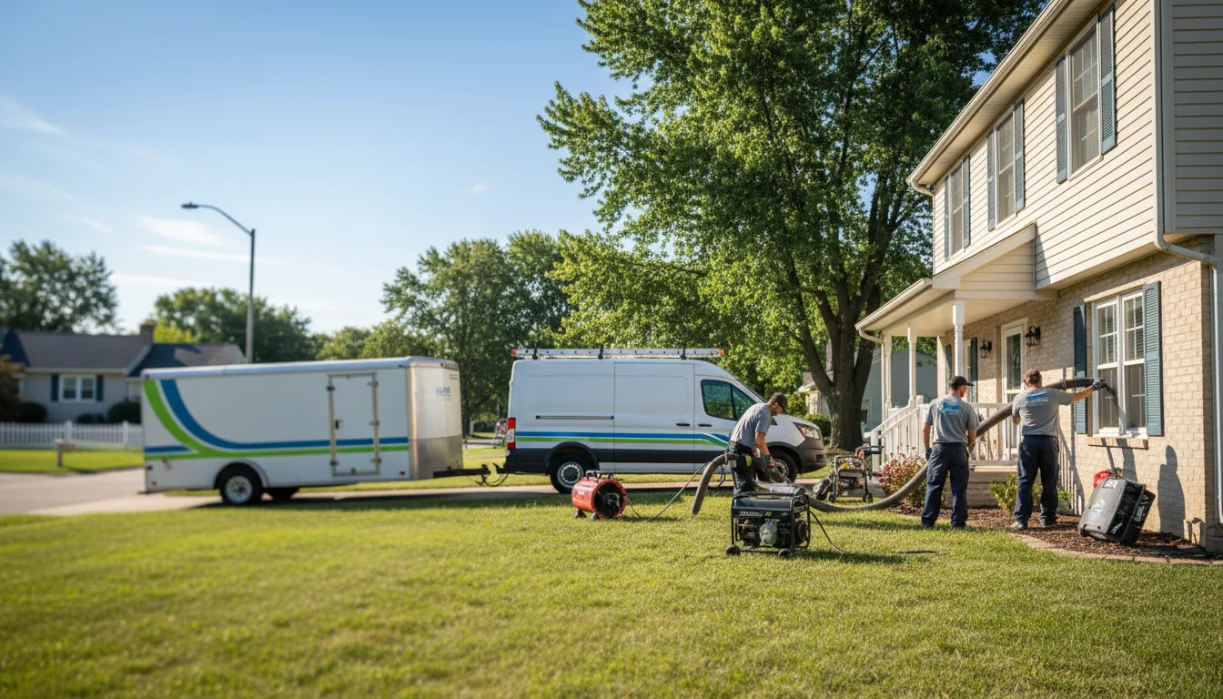 Flooded Basement Restoration And Cleanup With Repair in Medanales, NM near me